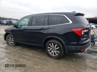 2022 Honda Pilot EX-L with VIN 5FNYF6H55NB009340, listed as a Copart auction lot 45136985 with 69,980 mi miles and Salvage Title. Bid and sale history available at carsss.com. Image 2.