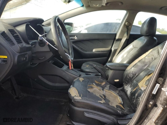 2014 Kia Forte LX with VIN KNAFK4A61E5190333, listed as a Copart auction lot 50500195 with 176,912 mi miles and Salvage Title. Bid and sale history available at carsss.com. Image 7.