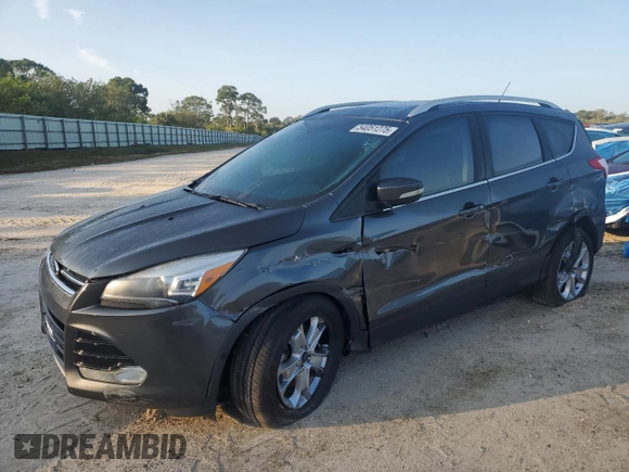 2016 Ford Escape Titanium with VIN 1FMCU9J91GUA47829, listed as a Copart auction lot 54051275 with 86,046 mi miles and Salvage Title. Bid and sale history available at DreamBid. Image 1.