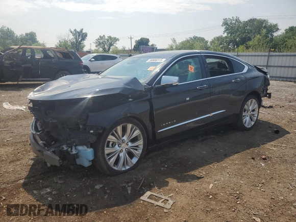 2017 Chevrolet Impala Premier with VIN 2G1145S33H9147291, listed as a Copart auction lot 59588315 with Not provided miles and Salvage title. Bid and sale history available at DreamBid. Image 1.