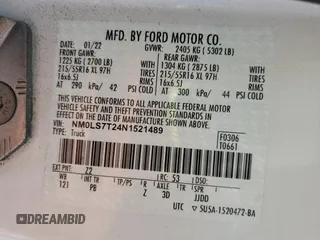2022 Ford Transit Connect XLT with VIN NM0LS7T24N1521489, listed as a Copart auction lot 53102555 with 200,969 mi miles and Clean title. Bid and sale history available at DreamBid. Image 13.