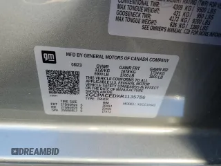 2024 Chevrolet Silverado 1500 LT with VIN 2GCPACEDXR1135786, listed as a Copart auction lot 60691394 with 25,606 mi miles and Salvage Title. Bid and sale history available at DreamBid. Image 12.