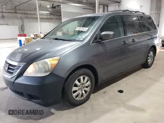 2010 Honda Odyssey EX-L with VIN 5FNRL3H76AB113634, listed as a Copart auction lot 53881045 with 214,478 mi miles and Salvage Title. Bid and sale history available at carsss.com. Image 1.