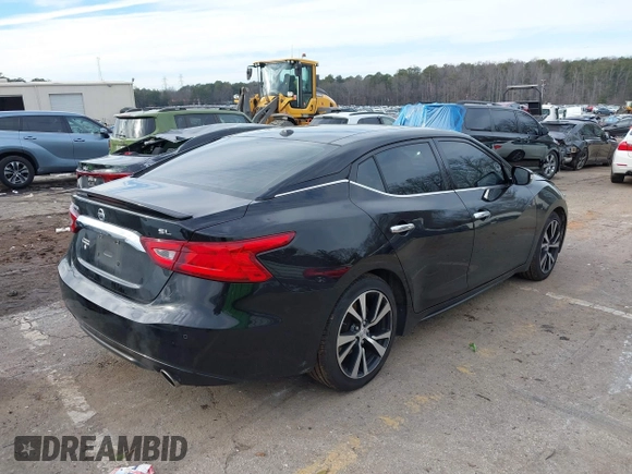2018 Nissan Maxima SV with VIN 1N4AA6AP9JC383989, listed as a IAAI auction lot 41408474 with 195,135 mi miles and . Bid and sale history available at DreamBid. Image 4.