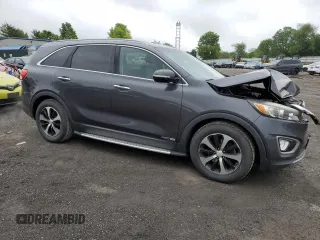 2017 Kia Sorento EX with VIN 5XYPHDA55HG230969, listed as a Copart auction lot 57320195 with 140,663 mi miles and Salvage title. Bid and sale history available at DreamBid. Image 4.