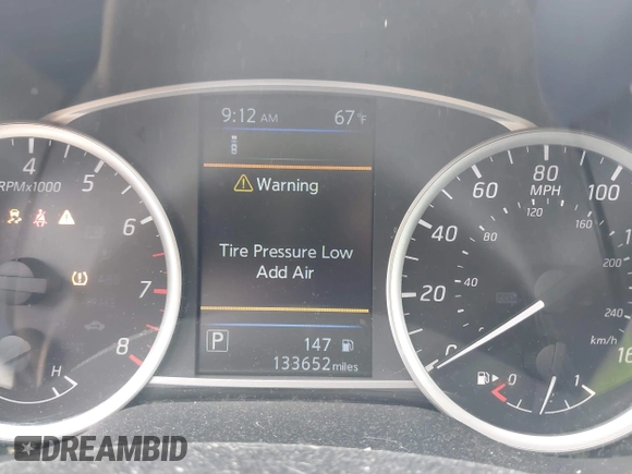 2019 Nissan Sentra SV with VIN 3N1AB7AP9KY229727, listed as a IAAI auction lot 42250561 with 133,652 mi miles and . Bid and sale history available at DreamBid. Image 7.
