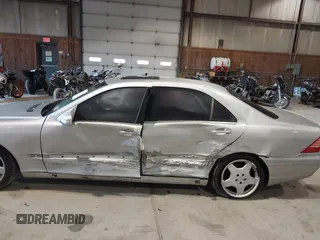2003 Mercedes-Benz S 500 with VIN WDBNG84J93A360917, listed as a IAAI auction lot 39171730 with 134,495 mi miles and . Bid and sale history available at DreamBid. Image 6.