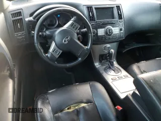 2007 Infiniti FX35 with VIN JNRAS08W07X205911, listed as a Copart auction lot 80890194 with 0 mi miles and Salvage Title. Bid and sale history available at carsss.com. Image 8.