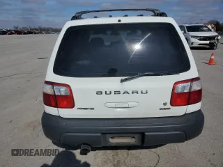 2001 Subaru Forester L with VIN JF1SF63541H711842, listed as a Copart auction lot 45589005 with 312,062 mi miles and Salvage Title. Bid and sale history available at carsss.com. Image 6.