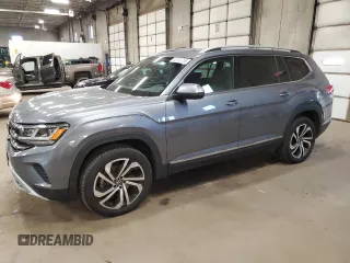 2021 Volkswagen Atlas SEL Premium z VIN 1V2TR2CA8MC520890, wystawiony jako Copart lot #52731735 z przebiegiem 57 094 mil mil oraz Szkoda całkowita • Salvage title. Historia ofert i sprzedaży dostępna na DreamBid. Obrazek 1.