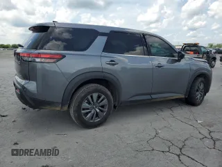 2024 Nissan Pathfinder S with VIN 5N1DR3AC7RC241546, listed as a Copart auction lot 61979645 with 24,407 mi miles and Salvage title. Bid and sale history available at DreamBid. Image 3.
