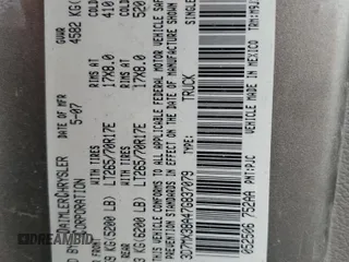 2007 Dodge Ram 3500 SLT with VIN 3D7MX38A47G837079, listed as a Copart auction lot 44993305 with 105,107 mi miles and Salvage Title. Bid and sale history available at carsss.com. Image 13.