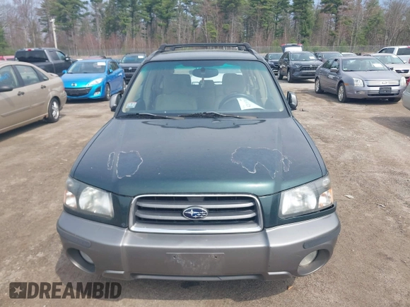 2003 Subaru Forester XS with VIN JF1SG65663H738935, listed as a IAAI auction lot 42119765 with 200,141 mi miles. Bid and sale history available at carsss.com. Image 20.