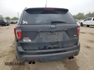 2019 Ford Explorer Sport z VIN 1FM5K8GT8KGA85349, wystawiony jako Copart lot #60400925 z przebiegiem 125 765 mil mil oraz Szkoda całkowita • Salvage title. Historia ofert i sprzedaży dostępna na DreamBid. Obrazek 6.