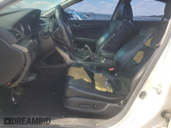2010 Acura TSX with VIN JH4CU2F62AC002145, listed as a Copart auction lot 58056325 with 181,660 mi miles and Salvage title. Bid and sale history available at DreamBid. Image 7.