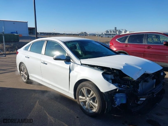 2018 Hyundai Sonata SEL with VIN 5NPE34AF2JH641288, listed as a IAAI auction lot 41244918 with 11,955 mi miles. Bid and sale history available at carsss.com. Image 1.