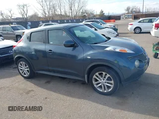 2012 Nissan Juke SL with VIN JN8AF5MV9CT124006, listed as a IAAI auction lot 41524056 with 193,345 mi miles. Bid and sale history available at carsss.com. Image 1.