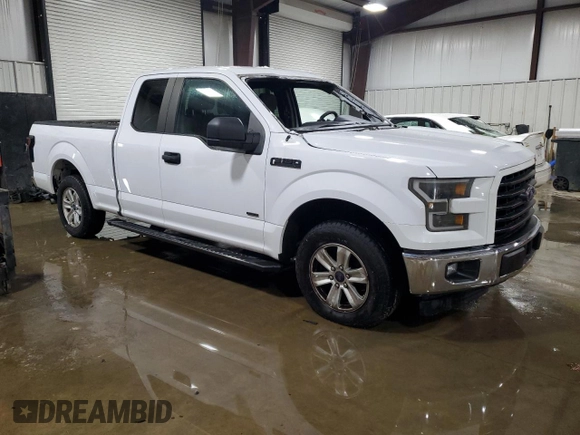 2017 Ford F-150 XL with VIN 1FTEX1CP0HKD23898, listed as a Copart auction lot 45652665 with 0 mi miles and Salvage Title. Bid and sale history available at carsss.com. Image 4.