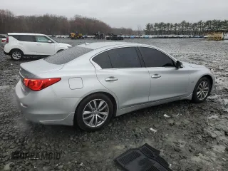 2017 Infiniti Q50 2.0t Premium with VIN JN1CV7ARXHM680324, listed as a Copart auction lot 49944555 with 100,630 mi miles and Salvage Title. Bid and sale history available at carsss.com. Image 3.