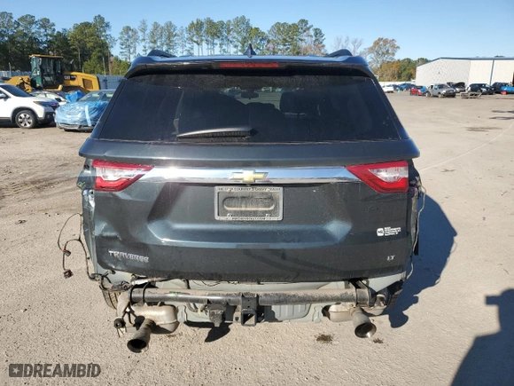 2019 Chevrolet Traverse LT Cloth with VIN 1GNERGKW8KJ148651, listed as a Copart auction lot 84673764 with 158,586 mi miles and Salvage Title. Bid and sale history available at carsss.com. Image 6.