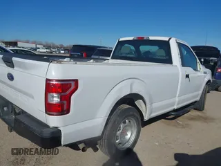 2018 Ford F-150 XL with VIN 1FTMF1CB6JKE06101, listed as a IAAI auction lot 41411228 with 34,612 mi miles. Bid and sale history available at carsss.com. Image 4.