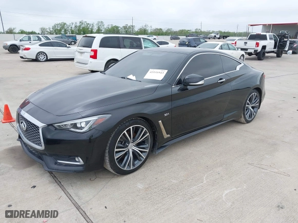 2018 Infiniti Q60 3.0t LUXE with VIN JN1EV7EK7JM342648, listed as a IAAI auction lot 41931943 with 102,290 mi miles. Bid and sale history available at carsss.com. Image 16.