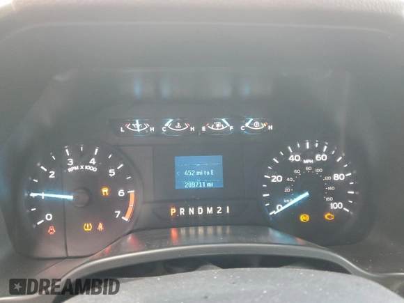 2018 Ford F-250 XL with VIN 1FT7W2B64JEC03990, listed as a Copart auction lot 61021315 with 208,711 mi miles and Clean title. Bid and sale history available at DreamBid. Image 9.