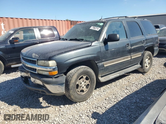 2005 Chevrolet Tahoe LS with VIN 1GNEC13V05R255395, listed as a Copart auction lot 71962214 with 206,986 mi miles and Salvage Title. Bid and sale history available at carsss.com. Image 1.