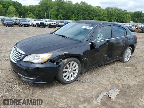 2012 Chrysler 200 Touring z VIN 1C3CCBBB2CN119033, wystawiony jako Copart lot #54691035 z przebiegiem 178 758 mil mil oraz Szkoda całkowita • Salvage title. Historia ofert i sprzedaży dostępna na DreamBid. Obrazek 1.