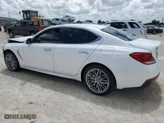 2020 Genesis G70 2.0T with VIN KMTG64LA6LU062428, listed as a Copart auction lot 70580194 with 43,226 mi miles and Non Repairable. Bid and sale history available at carsss.com. Image 2.
