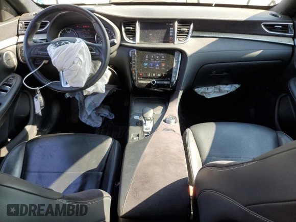 2019 Infiniti QX50 Essential with VIN 3PCAJ5M39KF102680, listed as a Copart auction lot 53104035 with 55,144 mi miles and Salvage Title. Bid and sale history available at DreamBid. Image 8.