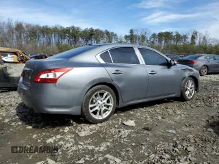 2009 Nissan Maxima SV with VIN 1N4AA51E99C843270, listed as a Copart auction lot 47688045 with 145,436 mi miles and Salvage Title. Bid and sale history available at DreamBid. Image 3.