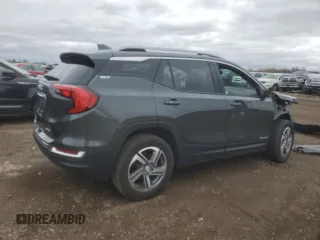 2021 GMC Terrain SLT with VIN 3GKALVEV6ML353109, listed as a Copart auction lot 53830105 with 30,187 mi miles and Salvage title. Bid and sale history available at DreamBid. Image 3.