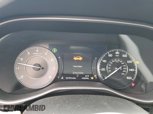 2021 Acura TLX w/Advance Package with VIN 19UUB5F67MA009722, listed as a Copart auction lot 43056775 with 27,394 mi miles and Salvage Title. Bid and sale history available at carsss.com. Image 9.