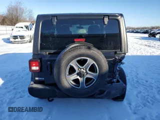 2022 Jeep Wrangler Sport with VIN 1C4HJXAG8NW200391, listed as a Copart auction lot 88103415 with 32,085 mi miles and Salvage Title. Bid and sale history available at DreamBid. Image 6.