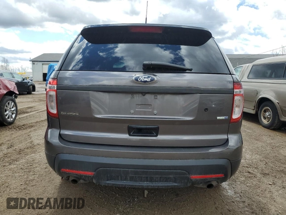 2015 Ford Utility Police Interceptor with VIN 1FM5K8AR9FGB61356, listed as a Copart auction lot 53762895 with 163,215 mi miles and Clean Title. Bid and sale history available at carsss.com. Image 6.