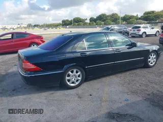 2001 Mercedes-Benz S 320/430/500 with VIN WDBNG70J71A157599, listed as a IAAI auction lot 41618783 with Not Provided miles and . Bid and sale history available at DreamBid. Image 4.
