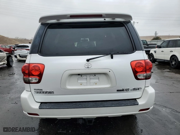 2006 Toyota Sequoia Limited with VIN 5TDBT48A66S271610, listed as a Copart auction lot 45536885 with 230,245 mi miles and Salvage Title. Bid and sale history available at carsss.com. Image 6.
