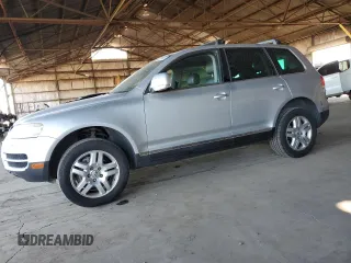2006 Volkswagen Touareg 4.2L V8 with VIN WVGZM77L16D054733, listed as a Copart auction lot 47279765 with 183,793 mi miles and Clean Title. Bid and sale history available at DreamBid. Image 1.