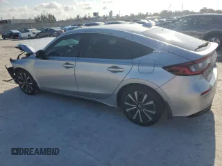 2024 Honda Civic EX-L z VIN 19XFL1H73RE004153, wystawiony jako Copart lot #56208225 z przebiegiem 23 962 mil mil oraz Szkoda całkowita • Salvage title. Historia ofert i sprzedaży dostępna na DreamBid. Obrazek 2.