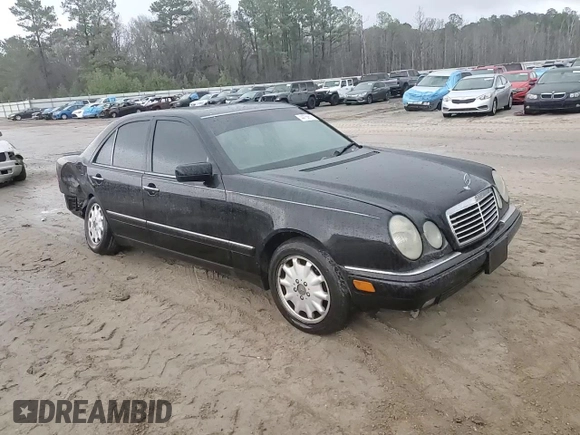 1997 Mercedes-Benz E-Class with VIN WDBJF20F3VA351844, listed as a Copart auction lot 44768675 with 259,549 mi miles and Salvage Title. Bid and sale history available at carsss.com. Image 10.