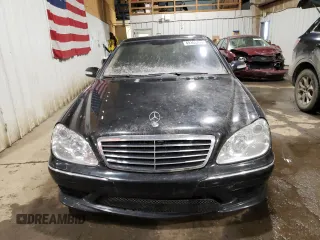 2004 Mercedes-Benz S 430 with VIN WDBNG83J14A427691, listed as a Copart auction lot 49355755 with 25,897 mi miles and Salvage Title. Bid and sale history available at DreamBid. Image 5.