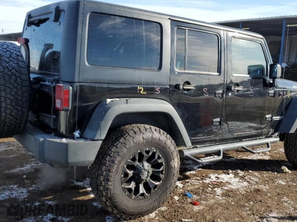 2012 Jeep Wrangler Unlimited Rubicon with VIN 1C4HJWFG2CL260944, listed as a Copart auction lot 43463685 with 151,979 mi miles and Salvage title. Bid and sale history available at DreamBid. Image 3.