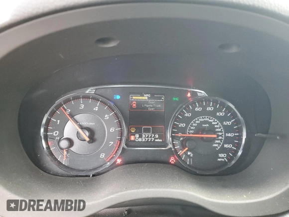 2018 Subaru WRX with VIN JF1VA1A62J9816531, listed as a Copart auction lot 42404765 with 83,777 mi miles and Salvage Title. Bid and sale history available at carsss.com. Image 9.