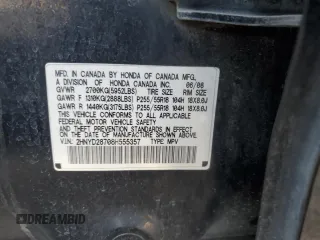 2008 Acura MDX Sport/Pwr Tail Gate with VIN 2HNYD28708H555357, listed as a Copart auction lot 85591694 with 208,956 mi miles and Salvage Title. Bid and sale history available at carsss.com. Image 13.