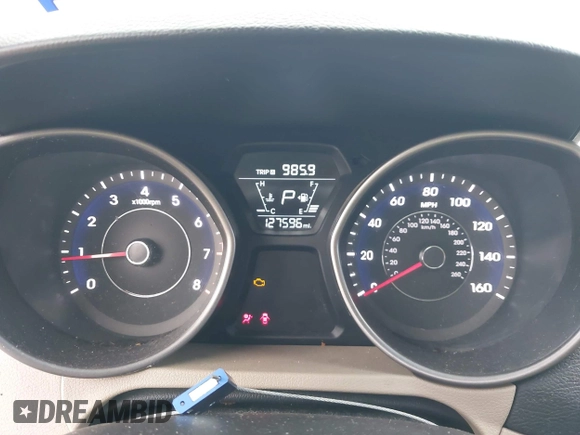 2016 Hyundai Elantra SE with VIN 5NPDH4AE2GH677544, listed as a IAAI auction lot 42371248 with 127,596 mi miles and . Bid and sale history available at DreamBid. Image 7.