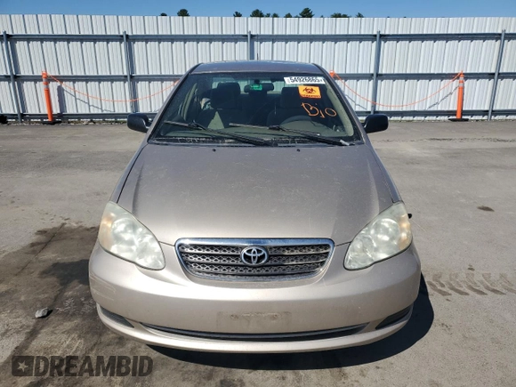 2007 Toyota Corolla CE with VIN 2T1BR32E17C847361, listed as a Copart auction lot 54926865 with 272,448 mi miles and Clean Title. Bid and sale history available at DreamBid. Image 5.