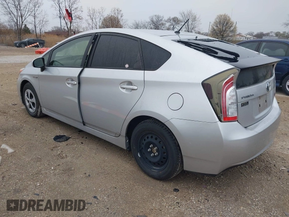 2013 Toyota Prius One with VIN JTDKN3DU7D1622829, listed as a IAAI auction lot 42073456 with 93,390 mi miles. Bid and sale history available at carsss.com. Image 3.