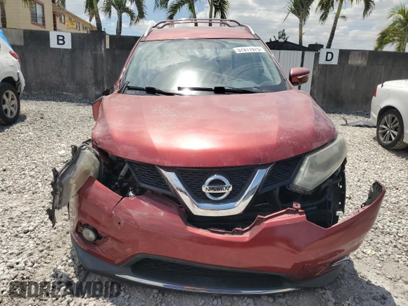2015 Nissan Rogue SV with VIN KNMAT2MT6FP551058, listed as a Copart auction lot 52911975 with Not Provided miles and Salvage Title. Bid and sale history available at carsss.com. Image 5.