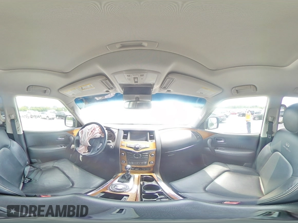 2014 Infiniti QX80 with VIN JN8AZ2NF7E9553738, listed as a Copart auction lot 62172325 with 187,697 mi miles and Salvage title. Bid and sale history available at DreamBid. Image 15.